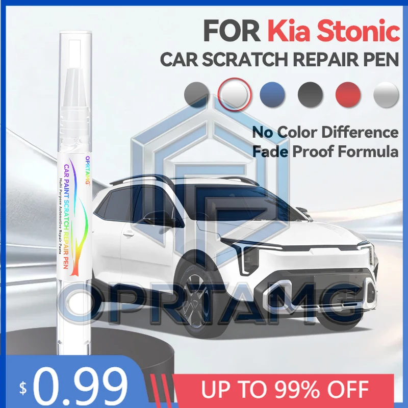 2026 Hot Car Tools Car Paint Repair Pen For 2017-2025 Kia Stonic Paint Scratch Repair Accessories White U4 Red SQ Black 9B Stor