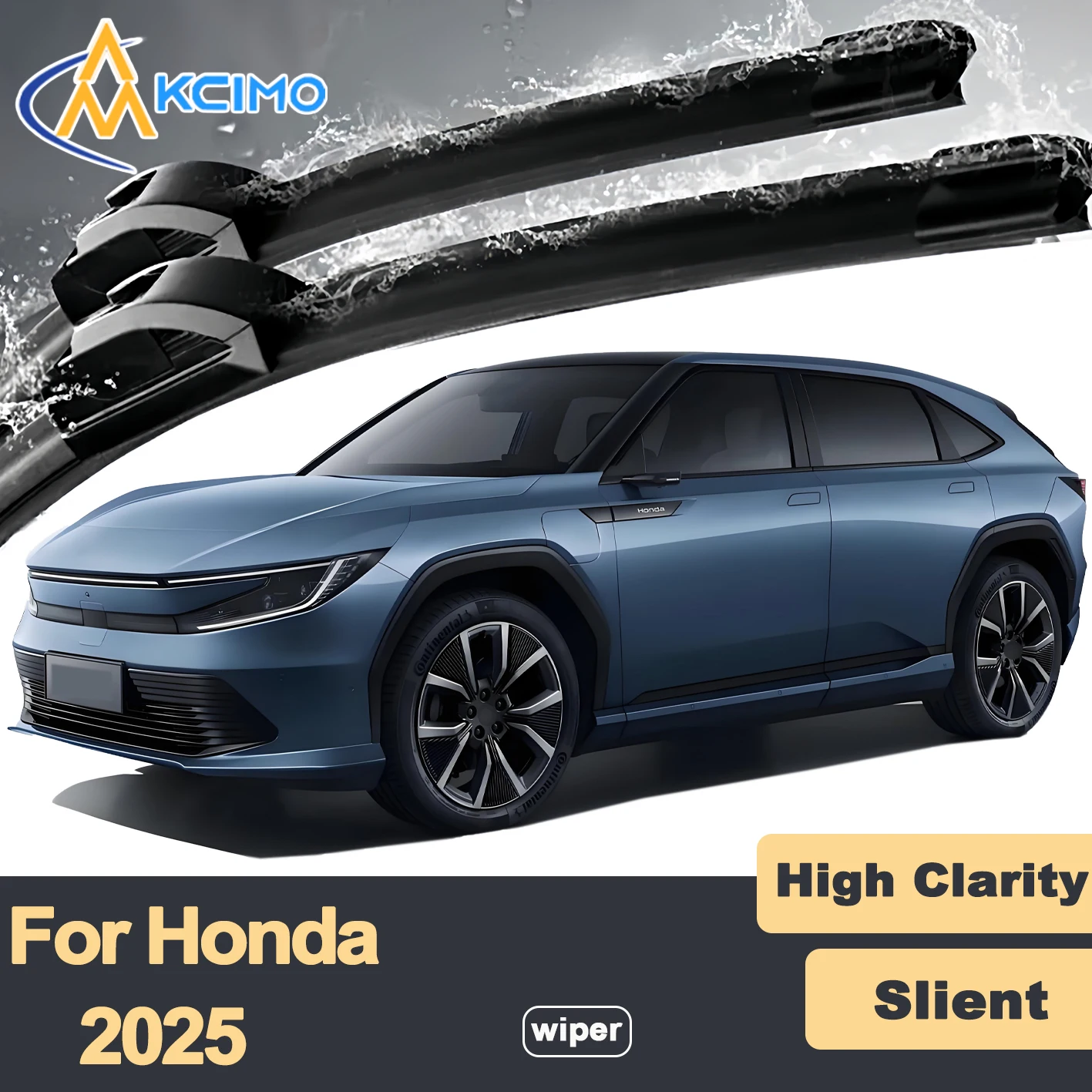 

Premium Rubber Durable Silent Windshield Wiper Blades 2pcs for Honda P7 S7 2025 Front Wiper Blades Set