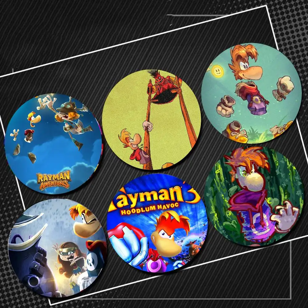 أنيمي R-رايمان أساطير شارات أنيمي شارة ليزر مستديرة الكرتون بروش الملابس على ظهره اكسسوارات التلبيب