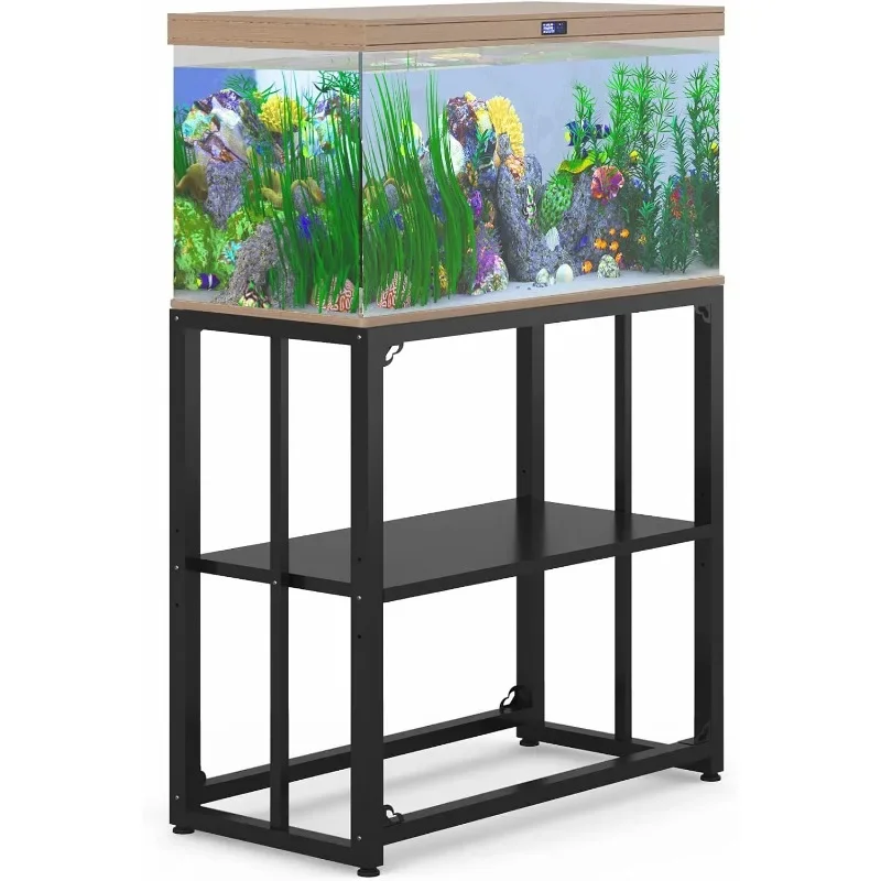 Fish Tank Stand 40 Gallon, Metal Aquarium Stand 36.5