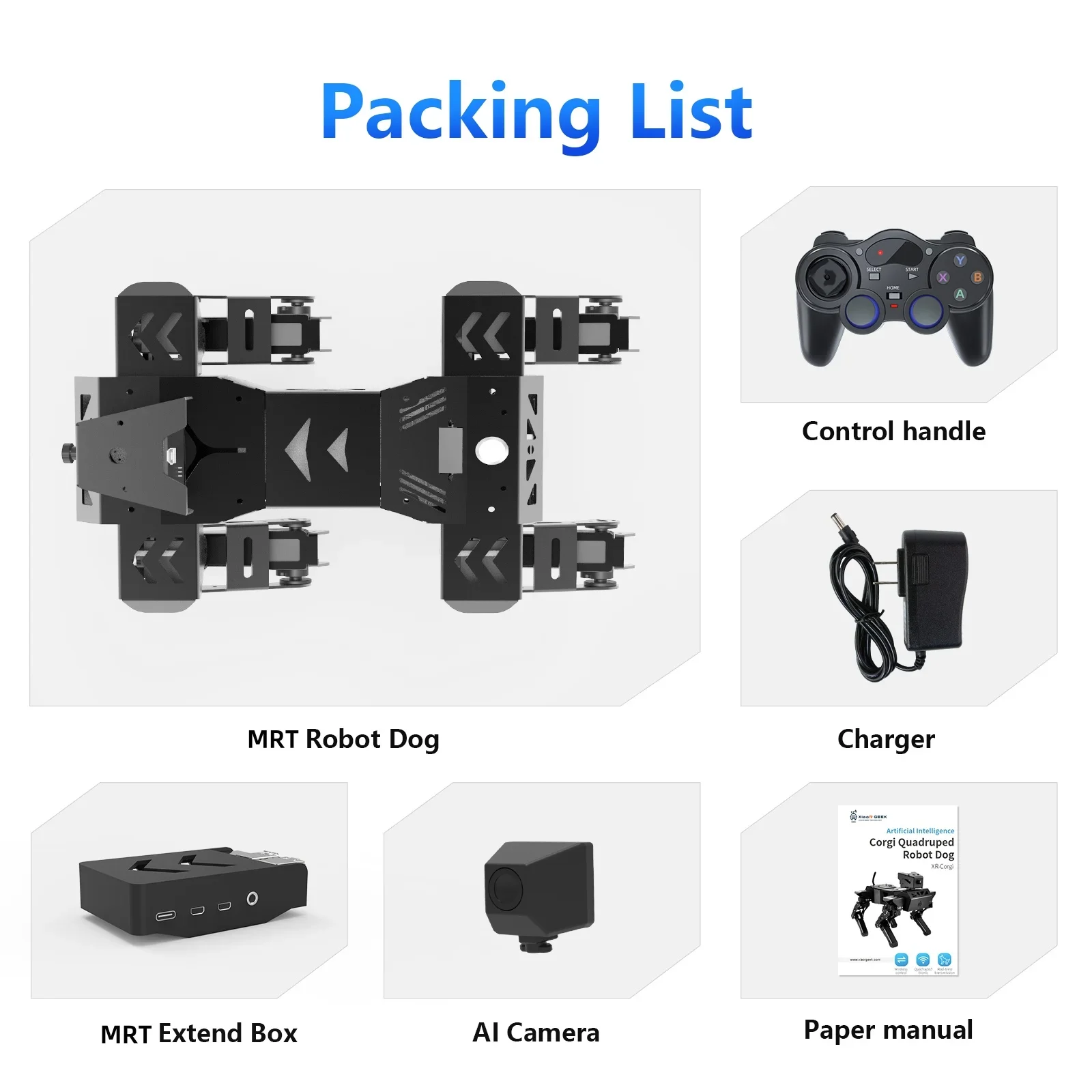 Hot saling Quantity excellent quality Metal Aluminum Alloy Programmable Smart STEM Educational Robot