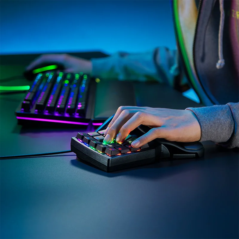 Imagem -03 - Teclado Razer-tartarus Pro Gaming Interruptores de Chave Mecha-membrana 32 Teclas Programáveis Chroma Iluminação Rgb