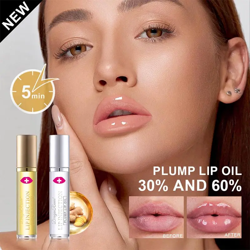 Volumising Lip Plumper Oil Lip Enhancer Lip Gloss Plumping Serum Moisturizing Anti-Wrinkle Lipstick Sexy Lip Care Makeup