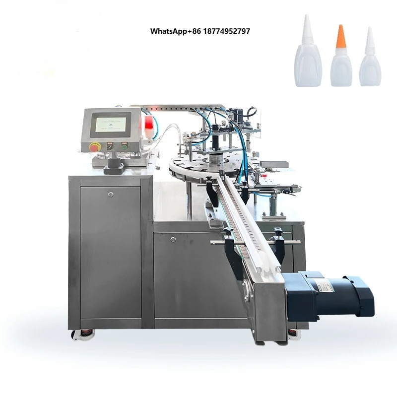 High Efficiency Industrial Adhesive Filling  Capping Machine with Stable Pneumatic Control