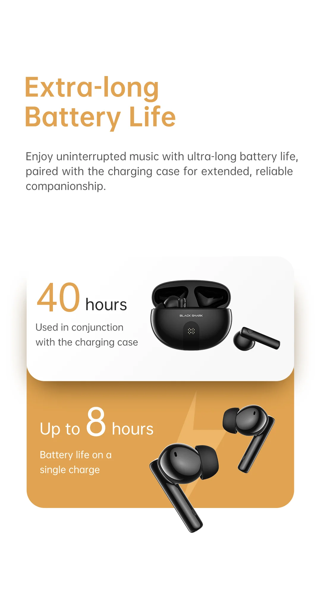 Black Shark T18 TWS Earbuds