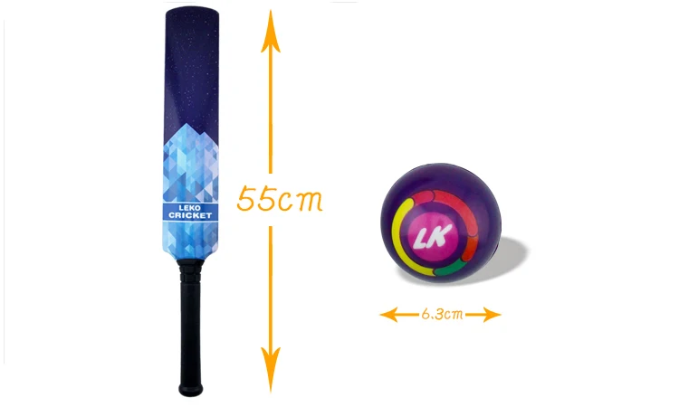 

Promotional PU Foam Soft Cricket Set Cricket Bat And Ball For Children Avoid Injury