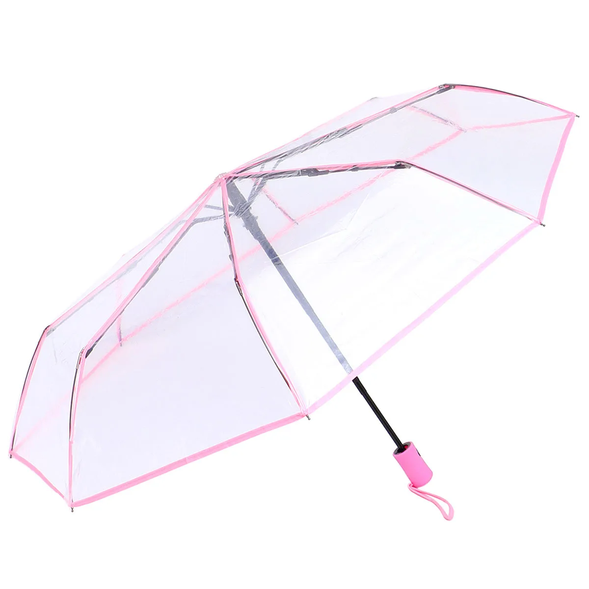 

1Pcs Compact Folding Umbrella with Automatic Open Close Mechanism Portable Rain Umbrella for Travel Outdoor Daily Use