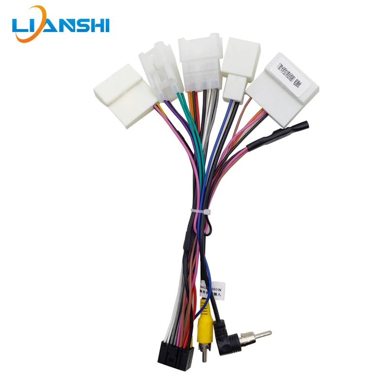 Suitable for Toyota 17 Corolla with rearview power cord and Android large screen navigation modification car wiring harness