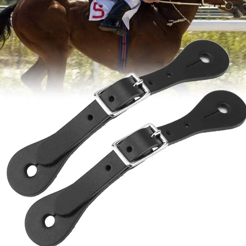 

Spur strap, horse riding, leather, spurs, stirrup leathers, adjustable, horse riding belt, outdoor, equestrian, knight equipment