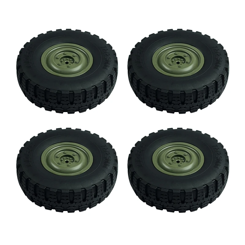 LDRC LD-P06 LD P06 Unimog 4pcs Wheel Tire Tyre 1/12 RC Truck Car Spare Parts Accessories