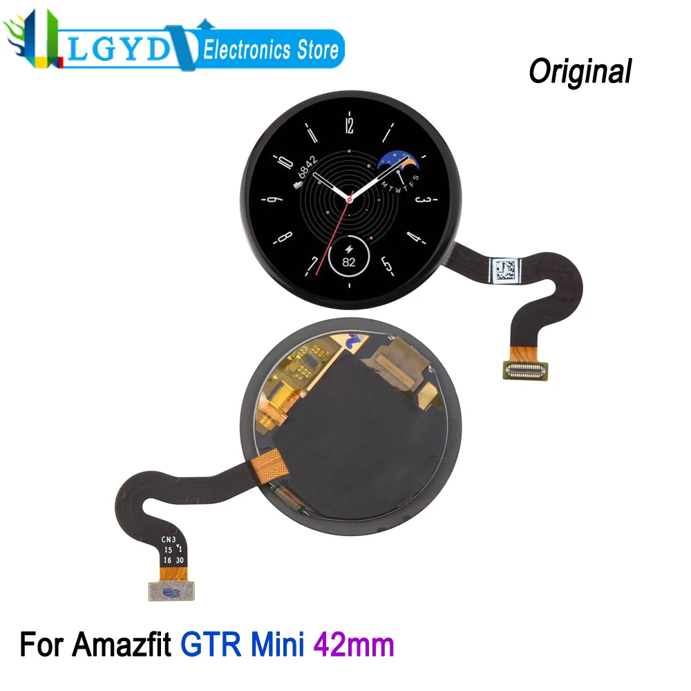 1.28-inch AMOLED LCD Screen For Amazfit GTR Mini 42mm 2023 Smartwatch Display Touch Screen Repair Replacement Spare Part