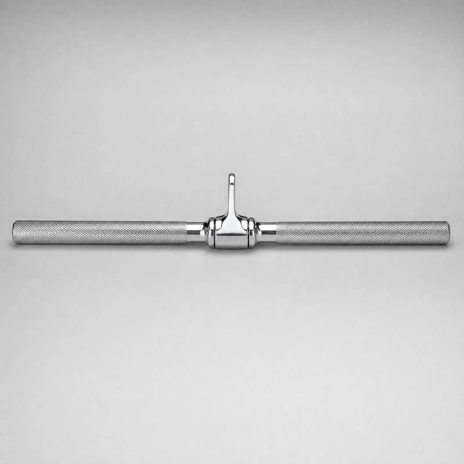 Cable Training Bar with Rotating Eye Commercial Gym Compatible Solid Steel Cable Attachment Handle 360-Degree Swivel Rowing