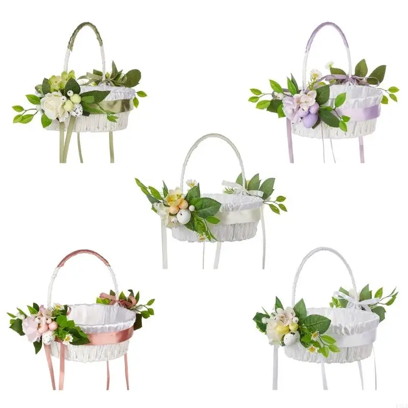 

2025 New Simulation Flower Basket for Weddings and Anniversaries Decoration Perfectly for Holiday Banquet Parties Decorating