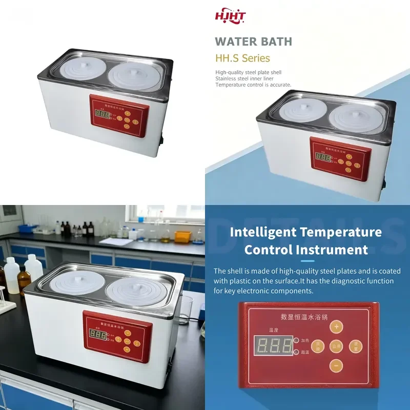 6L Digital Electric Heating Constant Temperature Water Bath Laboratory Equipment for Biochemical Experiments