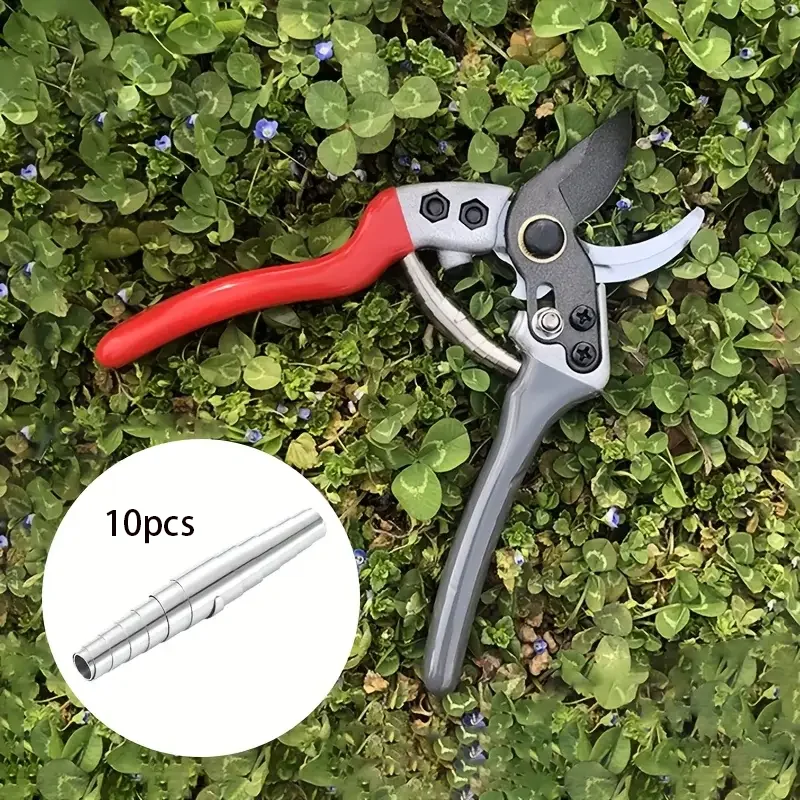 

10 шт. сменных пружин для секаторов, для использования с пружинными элементами секаторов, серебристые.