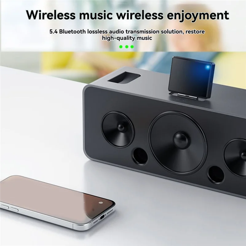 جهاز استقبال صوت بلوتوث 5.4 لهاتف آيفون آي بود 30-Pin محول موسيقى لاسلكي، ستيريو A2DP لمحطات إرساء 30Pin Abgi