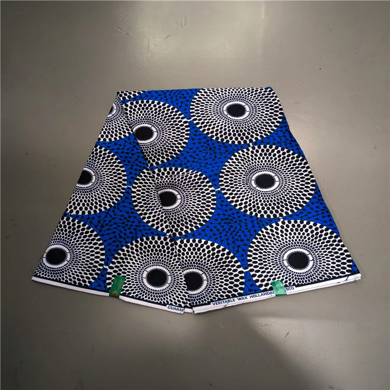 

100% Cotton African Grand Batik Fabric Nigeria Printed Wax Cloth Veritable High Quality Dutch Wax Pagne for Sewing Wedding Dress