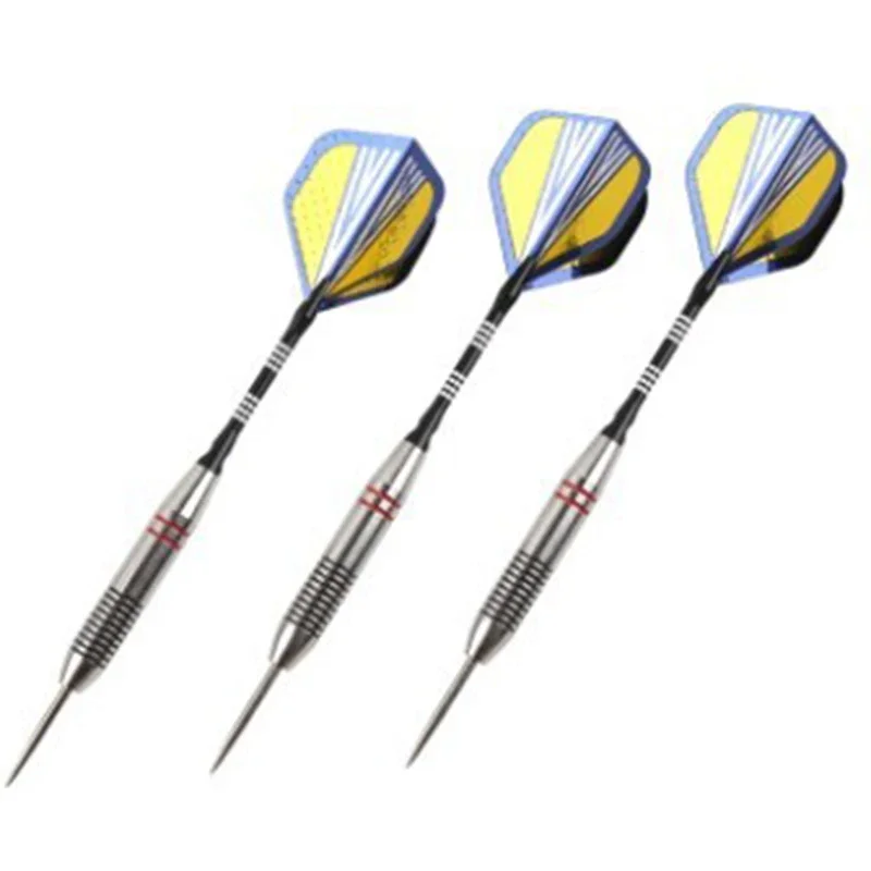 

New 3 Pcs/Sets of Darts Professional 24g Steel Tip Dart with Aluminium Shafts Nice Dart Flights High Quality for Dartboard Game