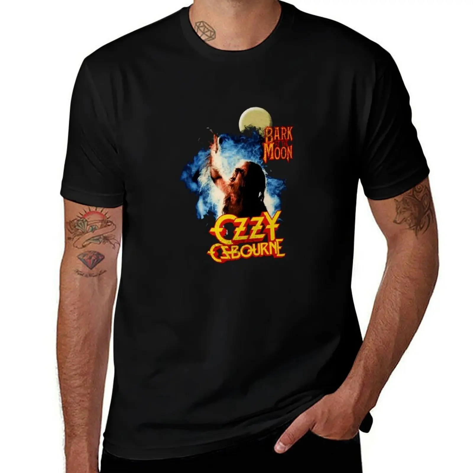 New Bark At The Moon T-Shirt Lightweight Basic Short Sleeve Shirt T-Shirt