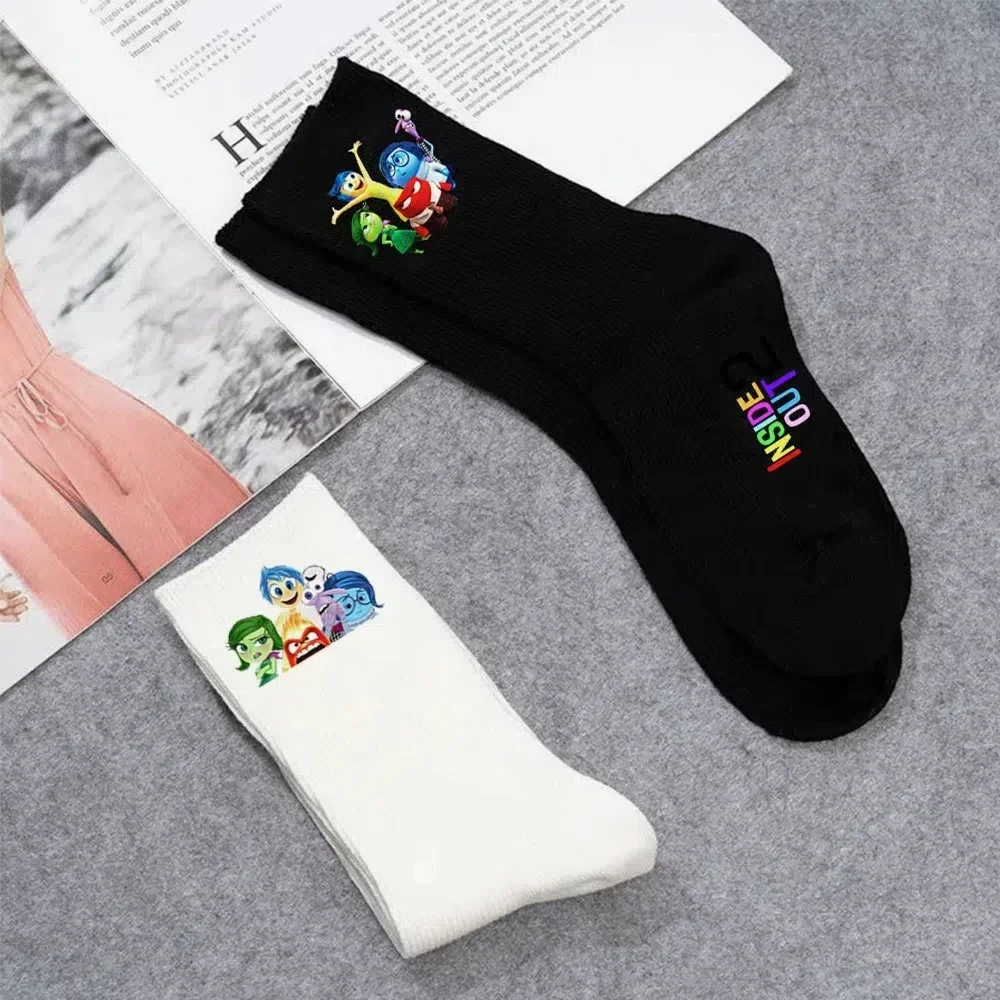 Cartoon Movie Inside Out 2 Breathable Socks Toys Cute Children's Christmas Gifts Harajuku Casual Socks for Men and Women