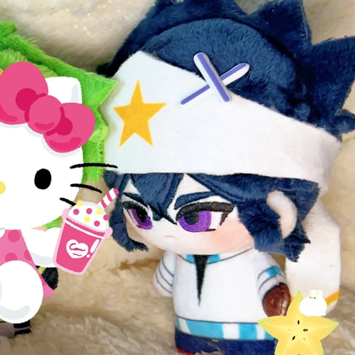 ตุ๊กตา AOTU เรย์ 10 ซม.มินิตุ๊กตาพวงกุญแจหุ่นเชิดของเล่นสำหรับเด็กผู้ใหญ่สะสมของขวัญวันเกิดสร้างสรรค์ตุ๊กตาน่ารักตุ๊กตา