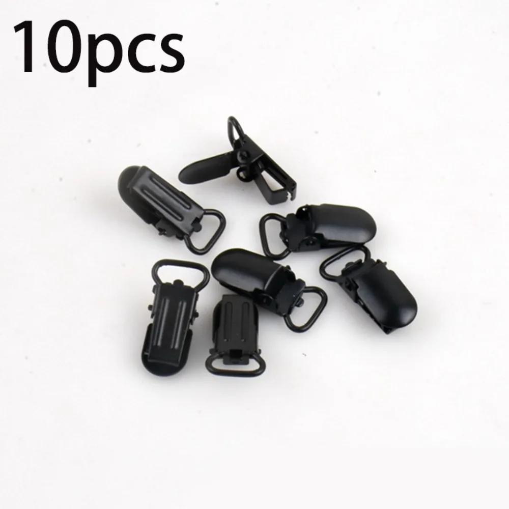 10pcs NEW Multi-functional Pacifier Holder Non-slip DIY Bib Clips Rust-proof Toy Holder Stroller Accessories