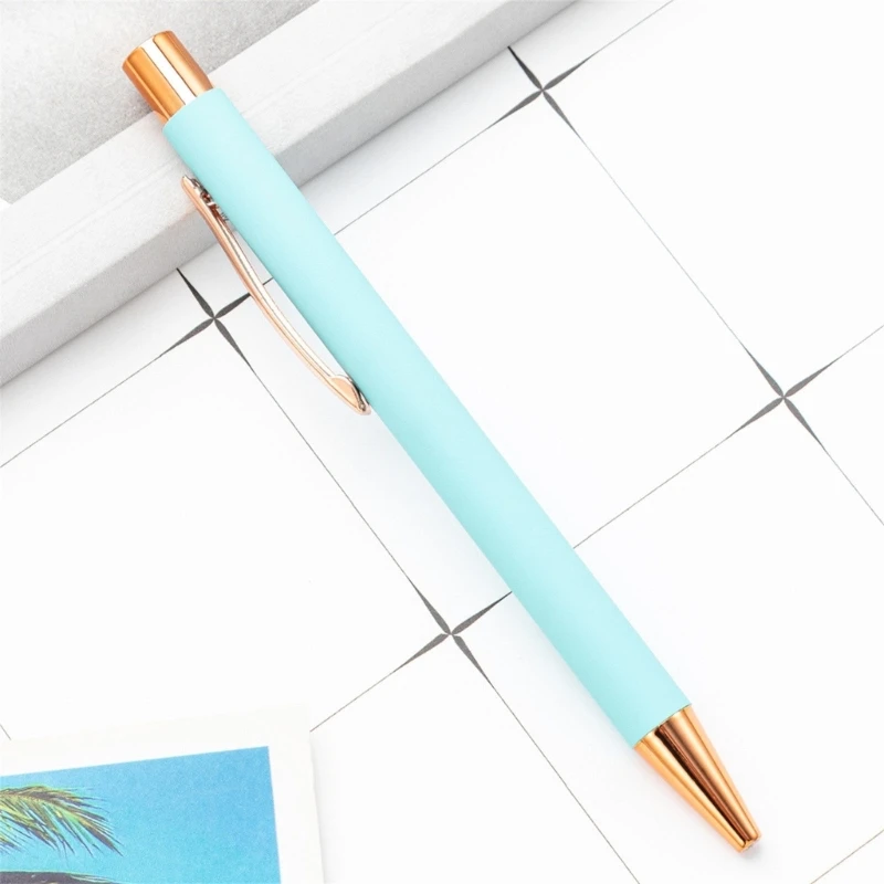 6x/ชุดปากกาลูกลื่นแบบพับเก็บได้ 1.0 มม.ปากกาลายเซ็นปากกาสำหรับนักเรียน Dropship