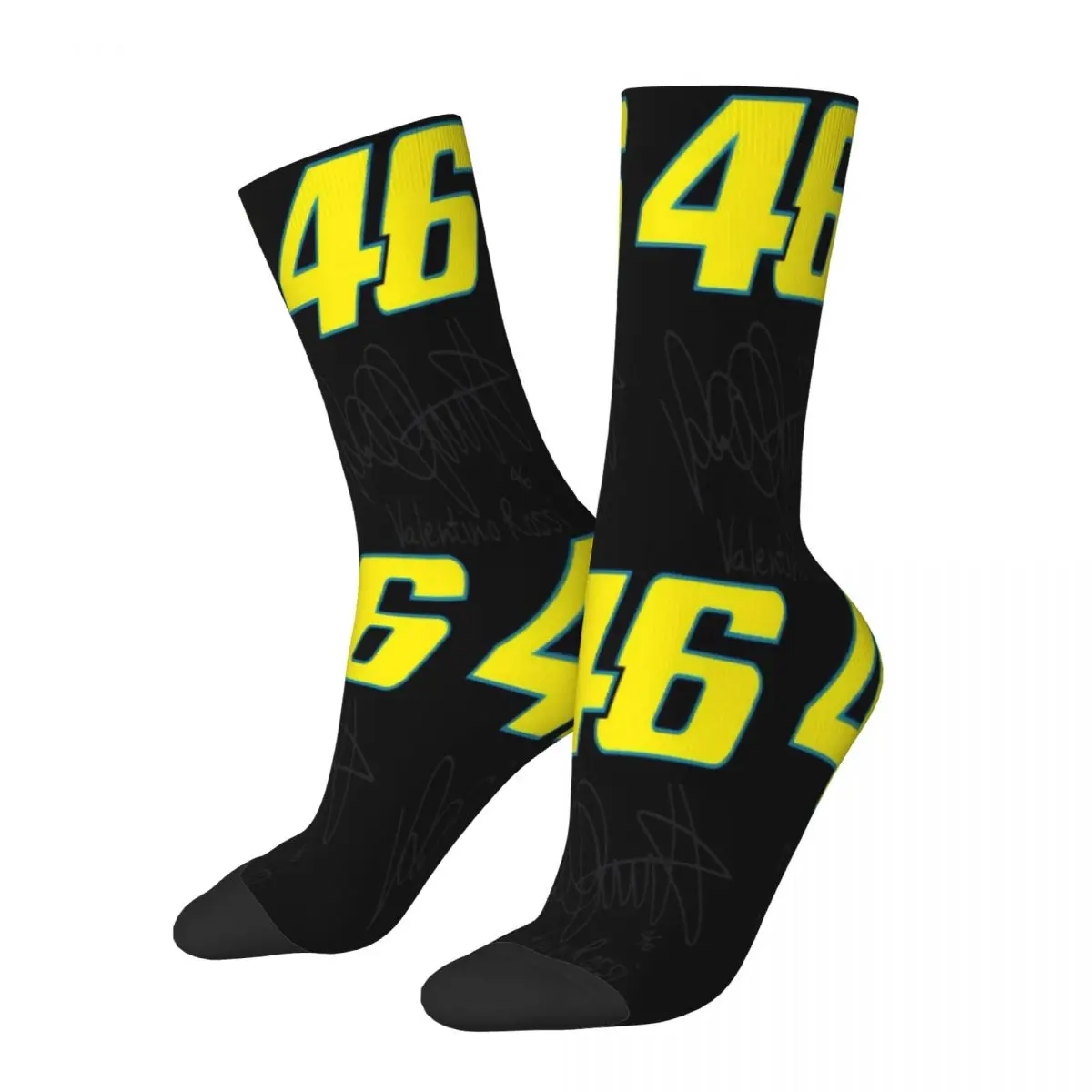 The Doctor Motorcycle #46 Unisex Winter Socks Windproof Happy Socks Street Style Crazy Sock