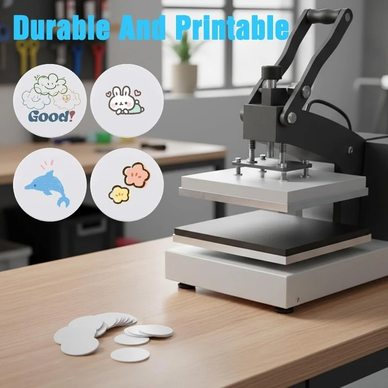 NFC Stickers Tags Round Rewritable NFC Cards with Adhesive Back 504 Bytes Memory 25mm Compatible with All NFC Enabled Phones view 4
