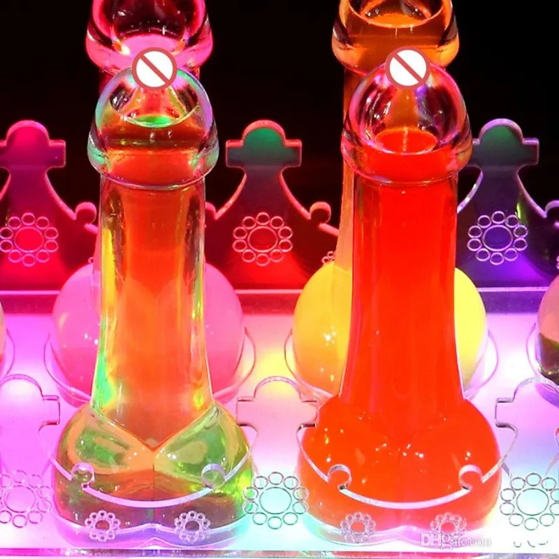 Transparent Penis Wine Glasses Cup Glass Liquor Cups Cocktail Glass Cup For Wedding Bar Disco Party Decorations