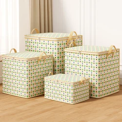 Large Capacity Clothes Storage Bags Closet Organizers Storage Bins Foldable Toy Containers Box Dust-Proof Moving Bag