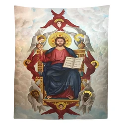 Synaxis Of The Archangels Icon The Tree Of Heavenly Life Confirmation Baptism Orthodox Portrait Wall Hanging Tapestry