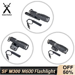 WADSN Tactic M300 M300A M600 M600C Surefir Marking SF Flashlight MLOK KEYMOD White LED Metal For Scout Hunting Light