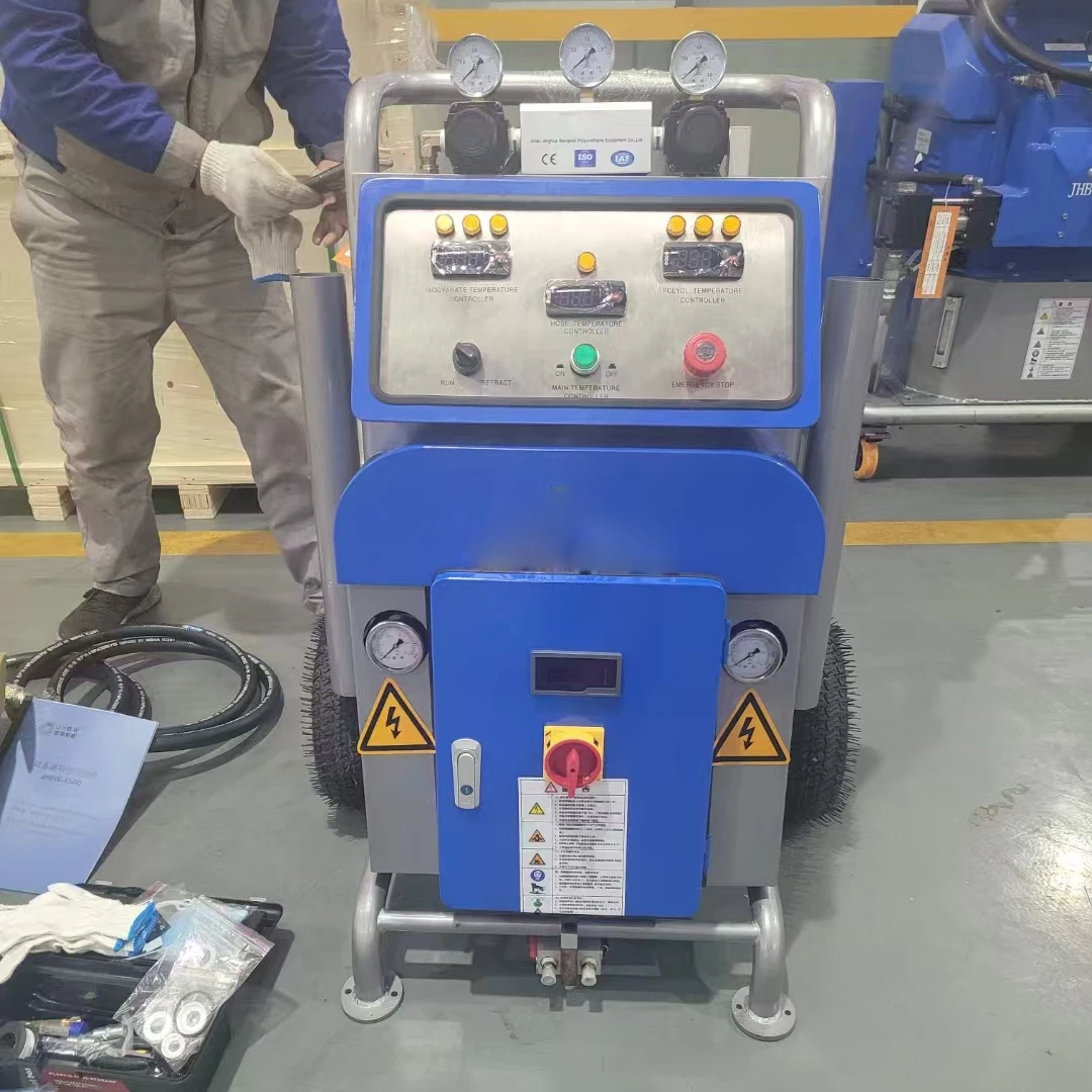 Automatic PU Polyurethane Insulation Foam Machine Portable Hydraulic System Waterproofing Coating Polyurea Spray Machine