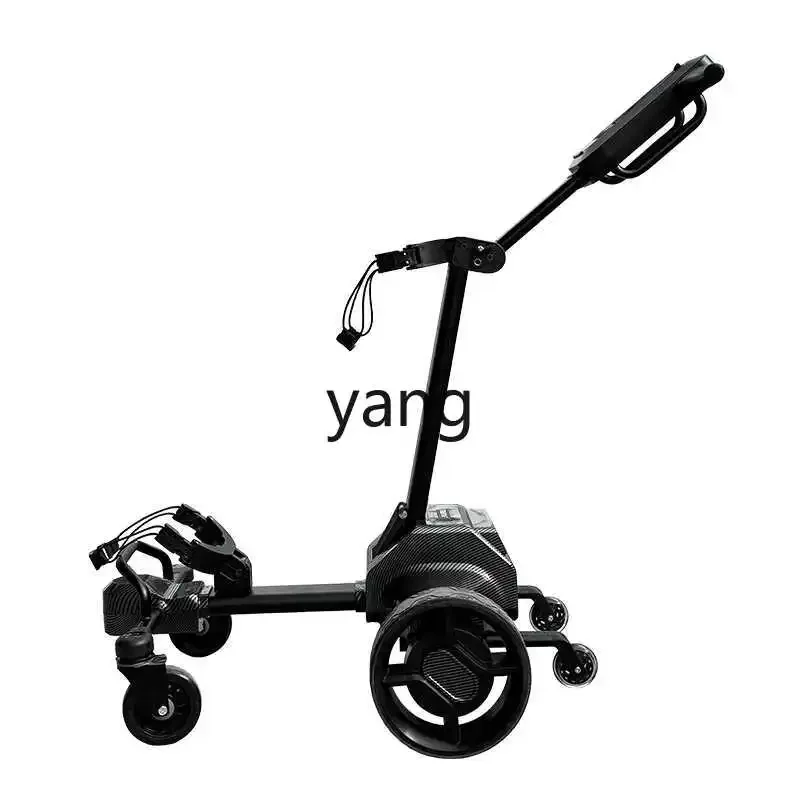 

YJQ electric smart golf chartered car six wheels automatic follow caddy foldable