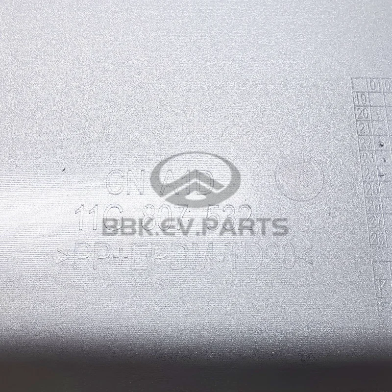 11G807532 Bumper Cover Lower Front Bumper Silver Spoiler Trim Panel For ID.4Crozz ID.4 11A807532