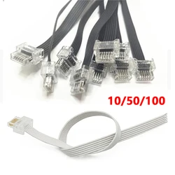 10-100 Crystal Connector Cable 25cm Motor Sensor Repair Dedicated Wire fit for 45345 Spike 45300 WeDo2.0 Blocks MOC Robotic Part