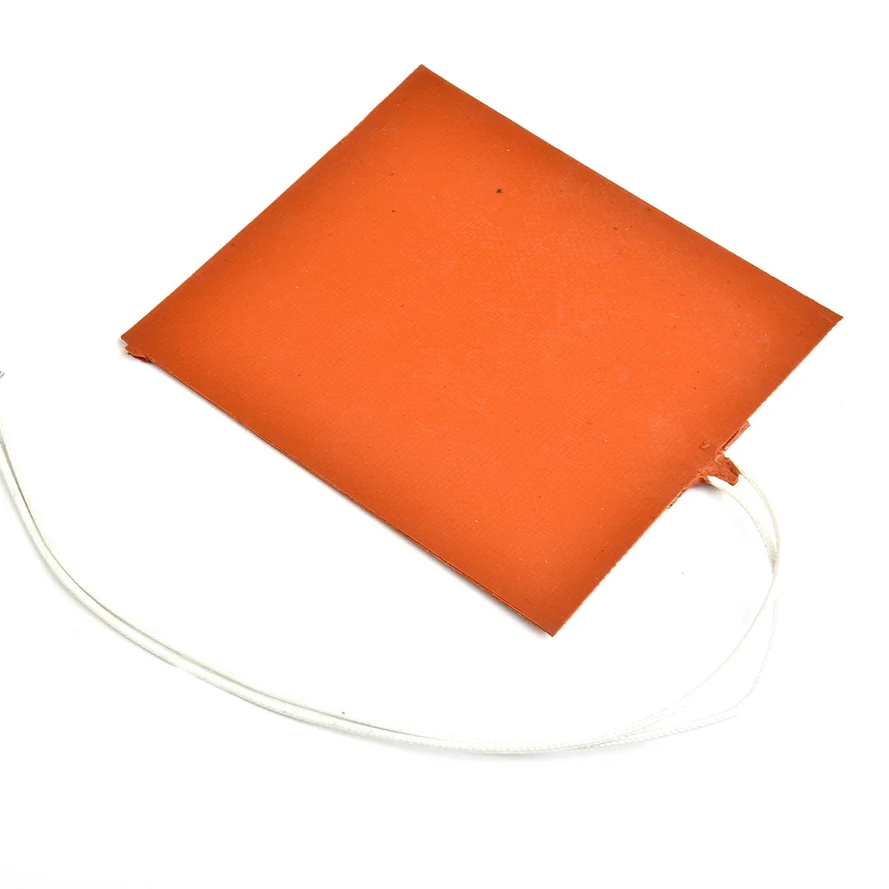 12V 12W Silicone Heater Pad For Printer Heated Bed Heating Mat 100*120mm 60degree Celsius Heated Bed Plate Flexible Waterproof