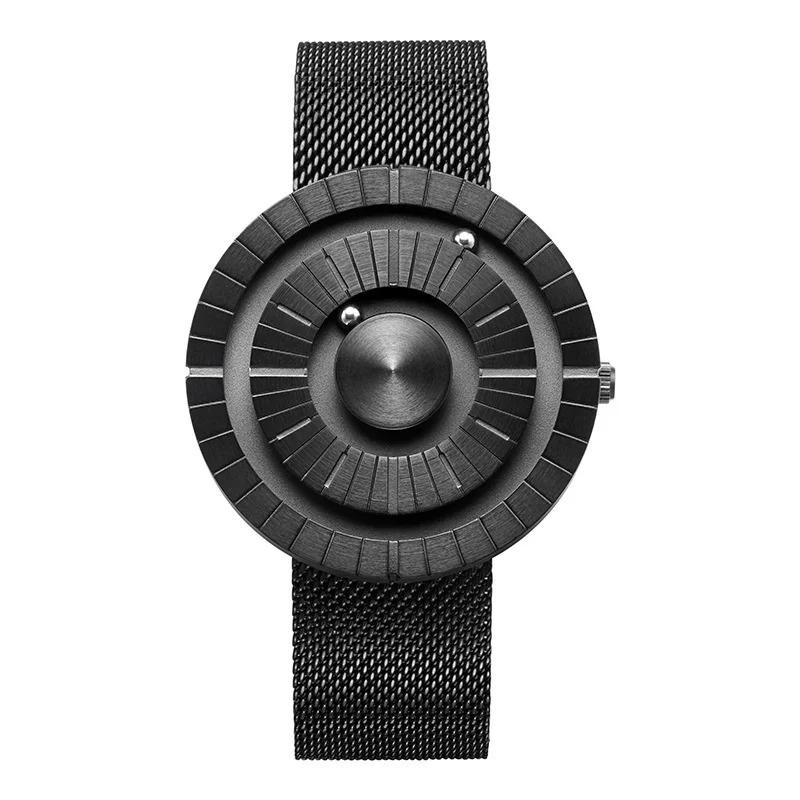 

Quartz Watch For Men Creative Design Magnetic Watch Ball Quartz Watch Stainless Steel Mesh Strap Male Clock Relogios Masculino