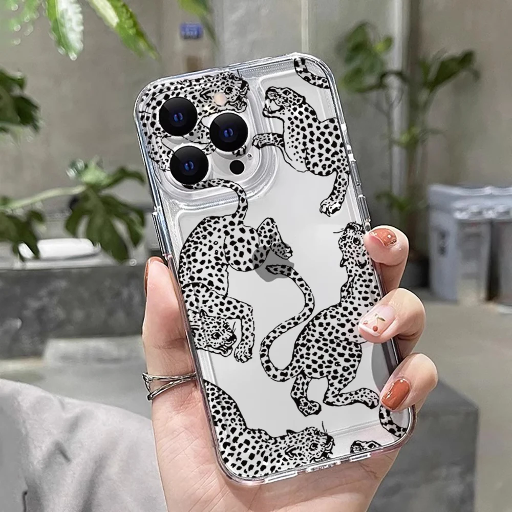 

Artistic Leopard Ensemble Phone Case For Xiaomi 17 Pro Max 15T 15 14T 14 13T 13 12T 12 Mi 11 Lite 5G Protective Durable Cover