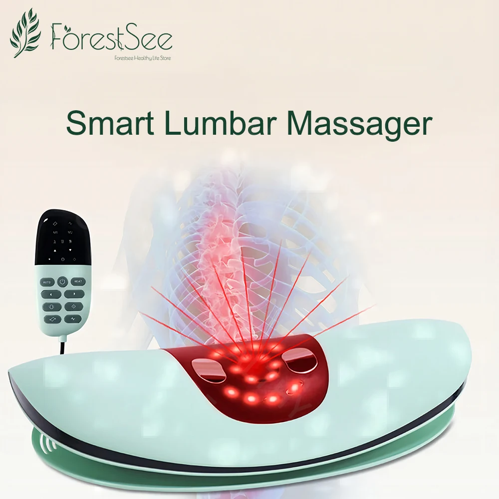 

Intelligent Electric Lumbar Heat Traction Back Massager Lumbar Massage Back Stretcher Vibration Inflatable Pinch Lumbar Back