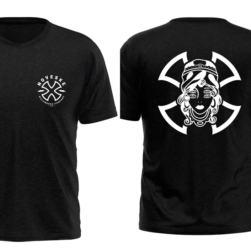 Noveske Rifleworks Company Heren T-shirts Streetwear 100% Katoen Losse Tops Ademend T-shirt Militaire liefhebber