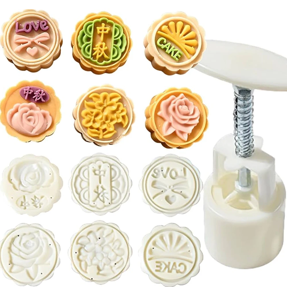 Kit 3 Formas para Brigadeiro: Flor, Coração e Arabesco com Ejetor Blue Star Max