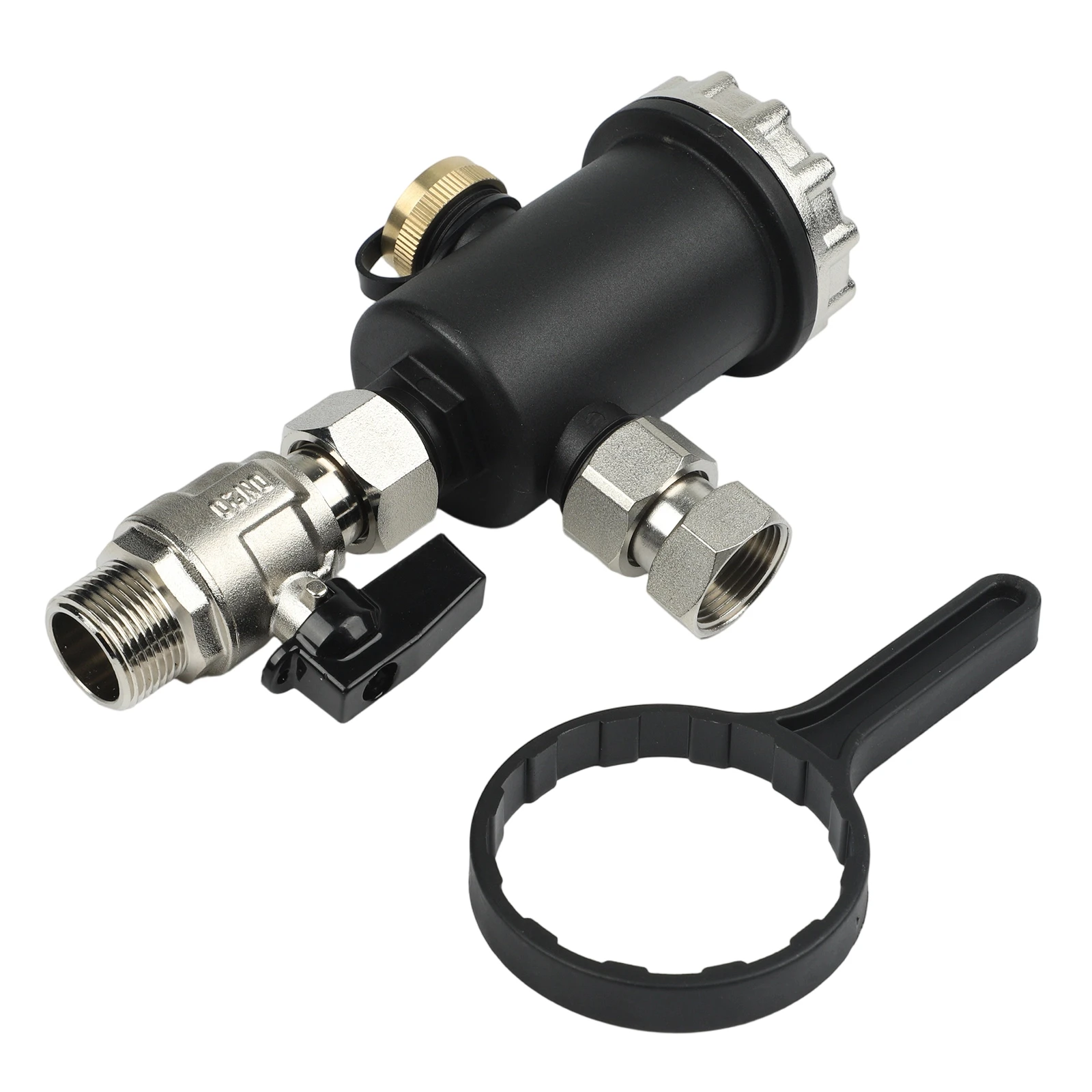DN20 3/4 External Thread For Boiler Magnetic Filter Brass Engineering Plastic For Underfloor Heating HVAC Water Purification
