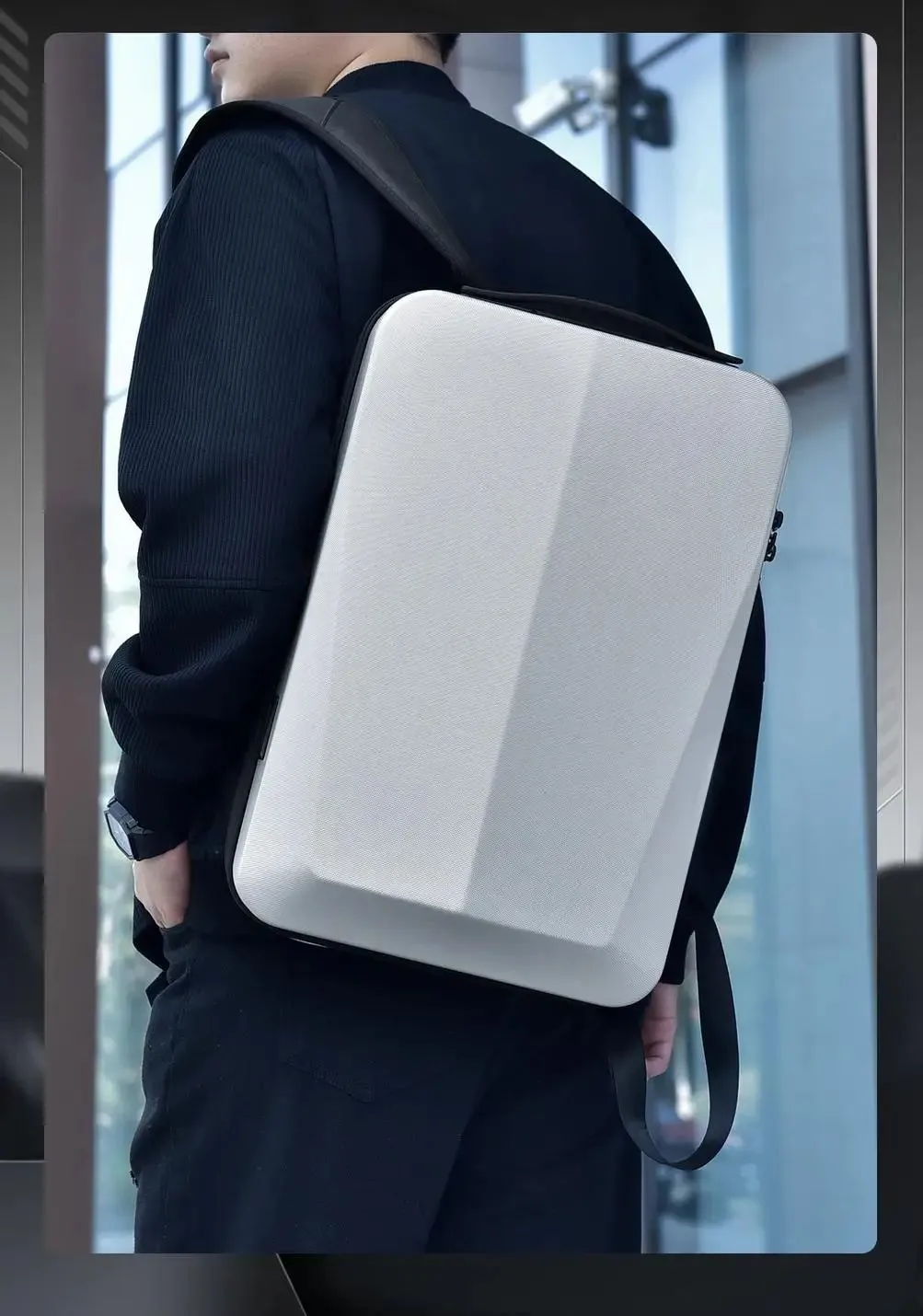 Nueva mochila de negocios de gran capacidad impermeable para deportes electrónicos bolsa para ordenador portátil multifuncional Casual viaje PC carcasa dura mochila para hombre