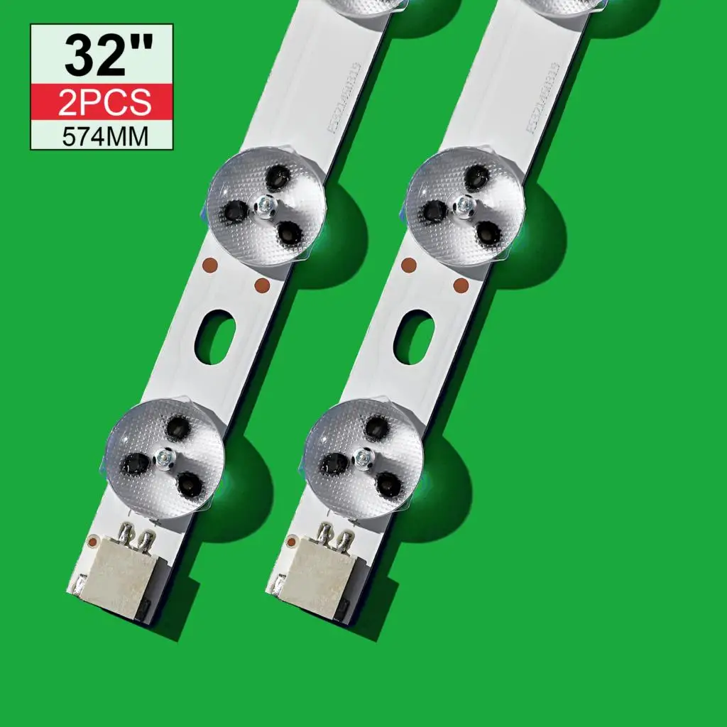 2 sztuk 32 cal listwa oświetleniowa LED dla obsługi VESTEL 32D1334DB VES315WNDL 01 VES315WNDS-2D R02 VES315WNDA 01 11 diody LED 574mm