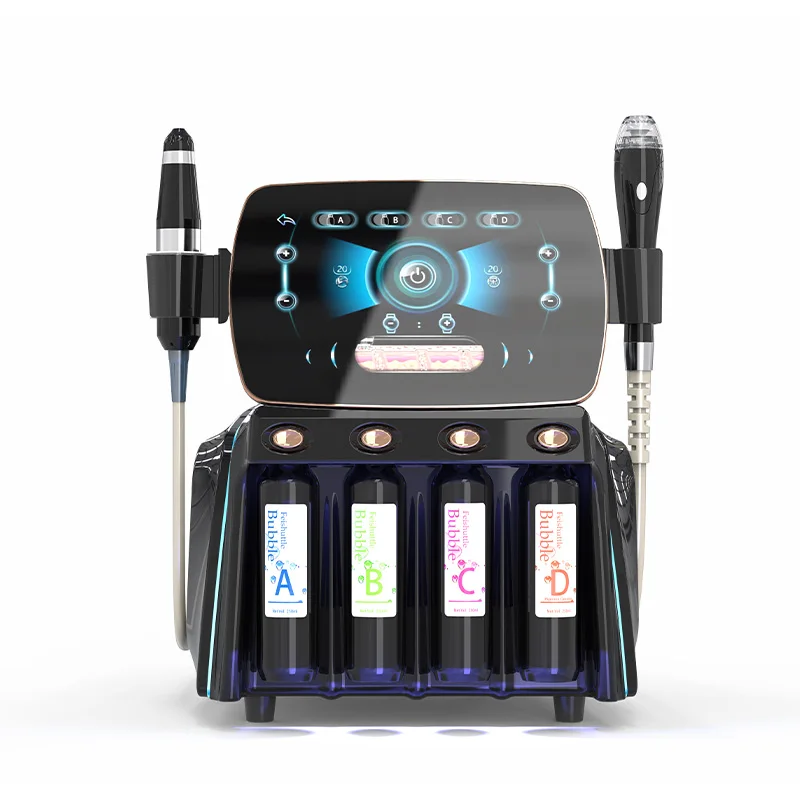2 Handles Professional Deep Facial Cleansing Skin Rejuvenation Skin Care Machine Face Moisturizing Aqua Peeling Spa Salon Use