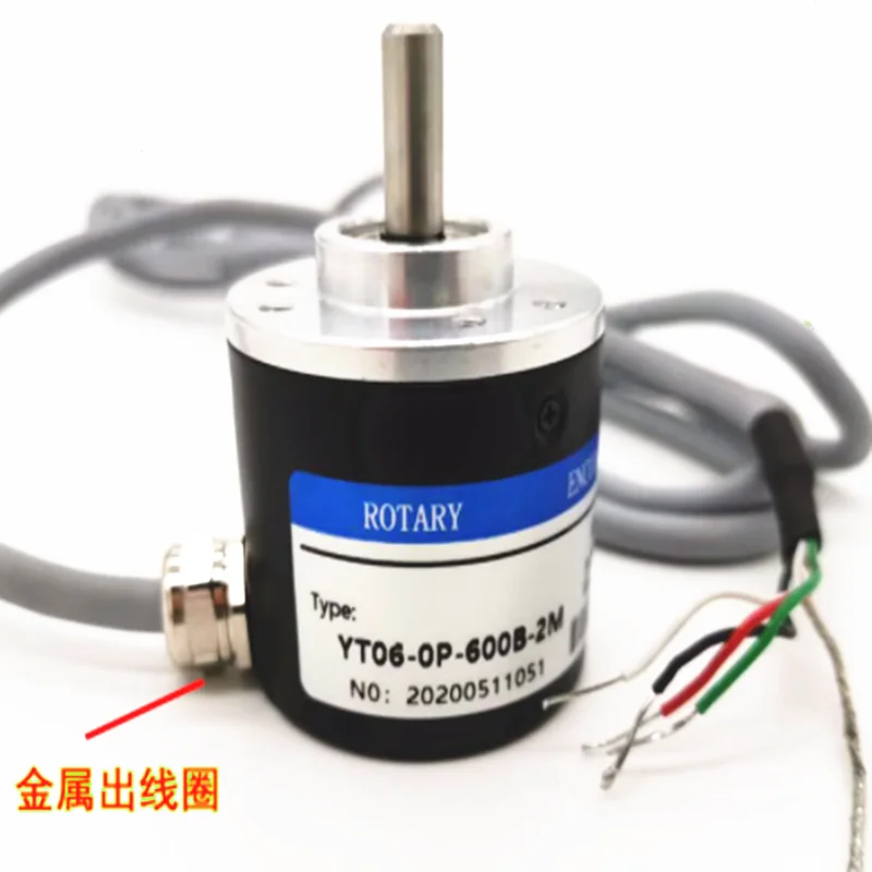 Rotary Encoder hotoelectric Incremental 38S6G5-B-G24N 50/100/200/360/400/500/600PPR AB 2 Phase DC8-24V NPN PNP Optical Encoder
