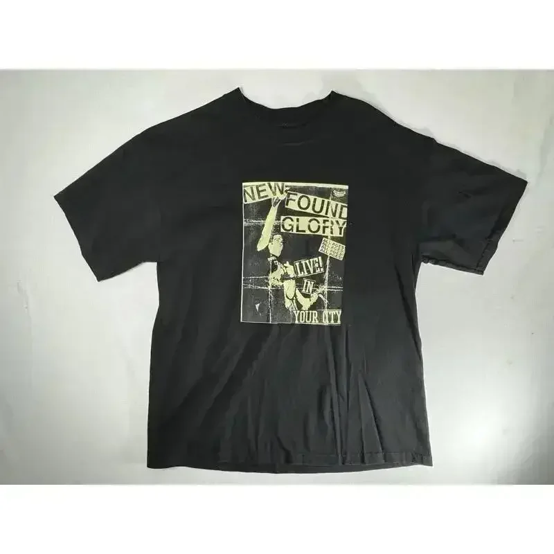 Alstyle Men’s Y2k VTG New Found Glory Band TShirt Live in Your City Size Small
