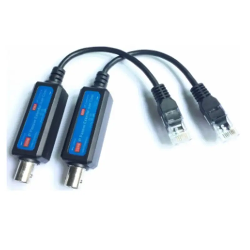 For IP Network 1Pair 10/100Mbps 1CH Passive Coaxial Transmitter Receiver Extender For IP NVR Camera Over Coax